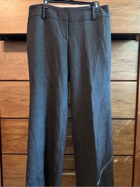 LOFT charcoal wide Leg pants, lined